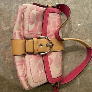 Pink coach bag